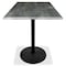Holland Bar Stool Co 30" x 30" Black Steel, Indoor/Outdoor All-Season EnduroTop Table Top OD30SBlkStl - alternate 3